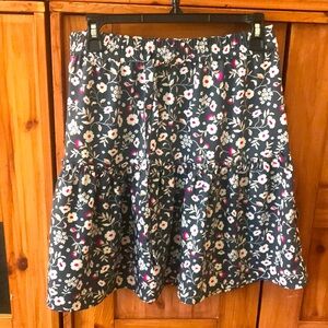 Loft Floral Flouncy Ruffled Women’s Skirt Size XS